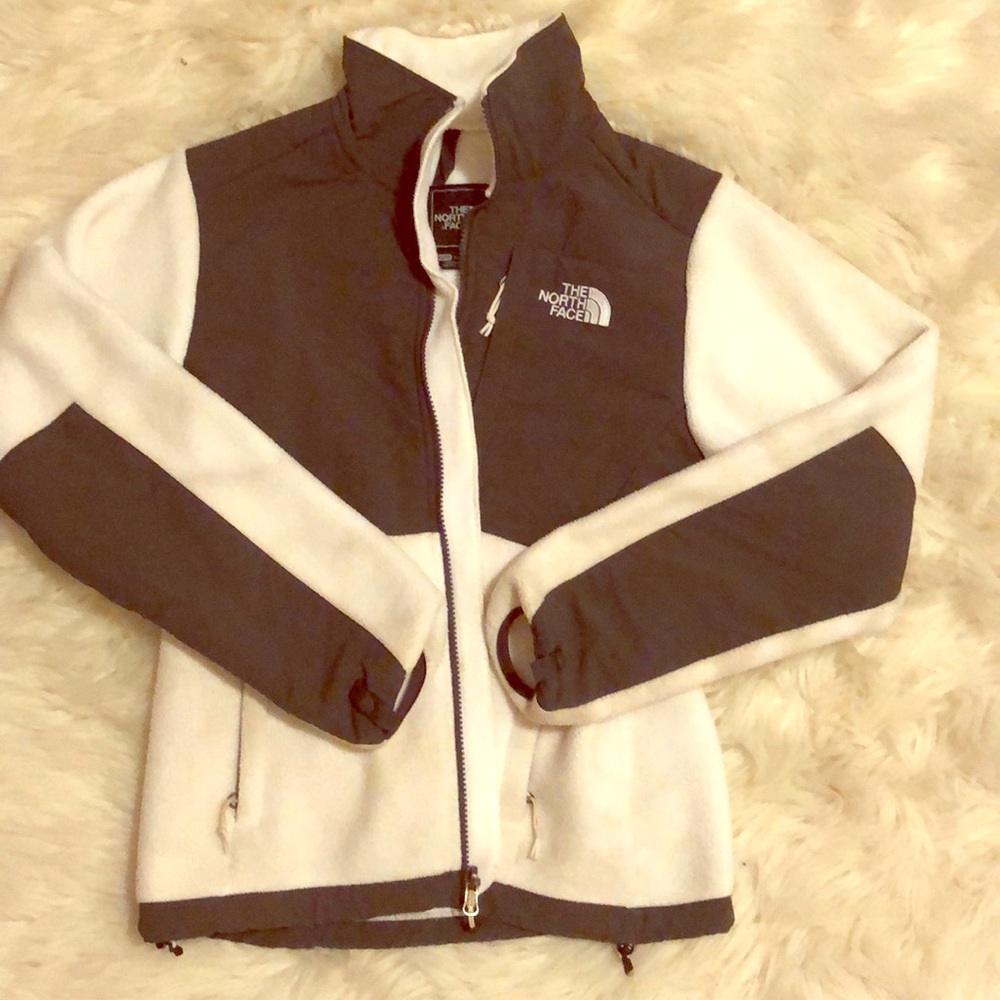 White north face jacket